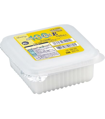 Amazon.co.jp: スズラン 酒精綿G（個包装） 105186 1箱（1枚入×100包