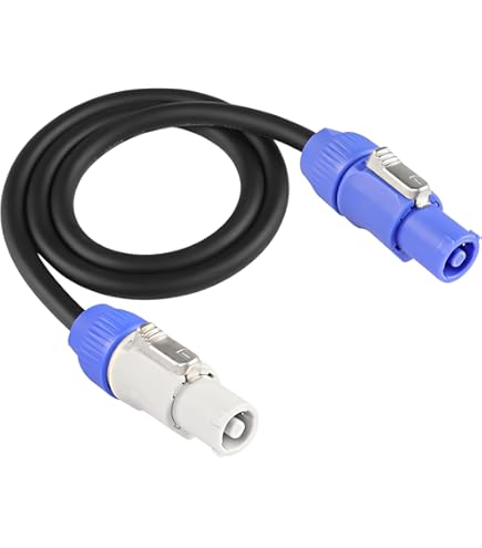 Amazon.co.jp: Neutrik powerCON 延長ケーブル | 6フィート : パソコン