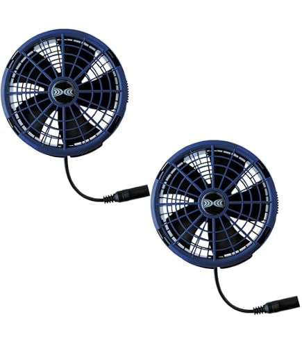 Amazon.co.jp: 空調服製 ワンタッチパワーファン FAN2400SPBB ブラック