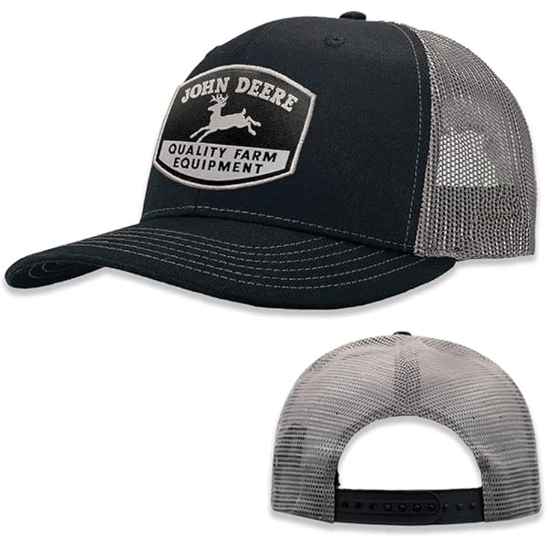 John Deere Trucker Hat - Adjustable Baseball Cap With Embroidered Logo, Navy/Green/White, One Size - View #5