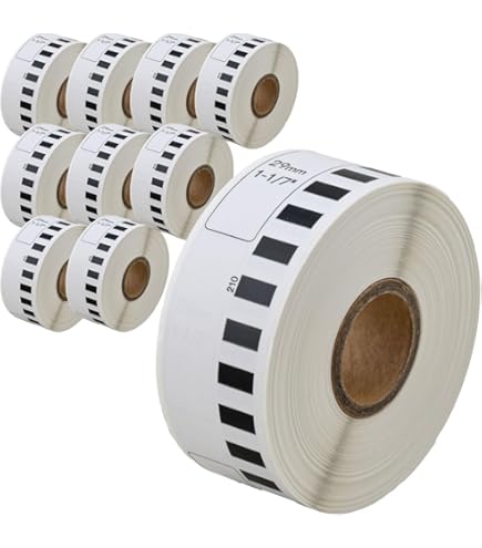 ブラザー純正10個セット】感熱ラベルプリンター QLシリーズ用 DKテープ Amazon.co.jp: 【ブラザー純正10個セット】感熱ラベルプリンター