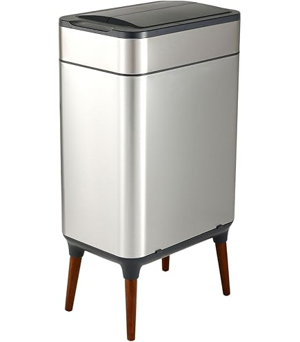 Amazon｜ゴミ箱 自動開閉 センサービン シルバー 45L ふた付き