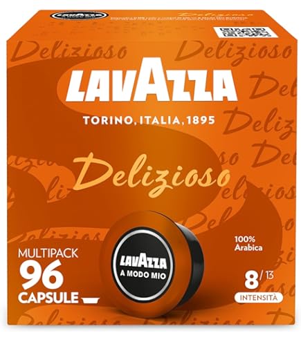 Lavazza, A Modo Mio Dek Cremoso, 96 Coffee Pods, Decaffeinated Coffee Pods  Espresso, 100% Arabica, Full and Balanced Taste, Intensity 7/10, Medium  Roasting, 6 Packs of 16 Coffee Pods : Amazon.com.au: Grocery