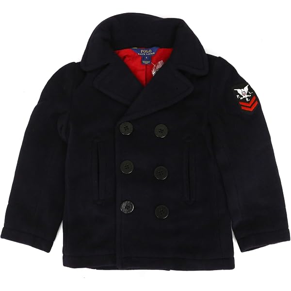 ラルフローレン ウール メルトン Pコート 11 黒 ブラック Amazon | [POLO RALPH LAUREN] (ポロ ラルフローレン) ボーイズ ウール