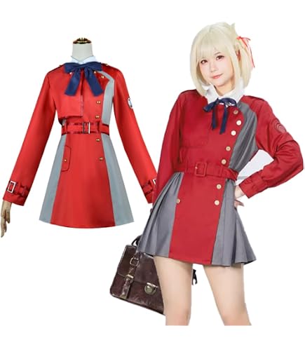【新品・未使用】リコリス・リコイル 井上たきな コスプレ 衣装・カバンセット Amazon | リコリス・リコイル 錦木千束 井ノ上たきな コスチューム