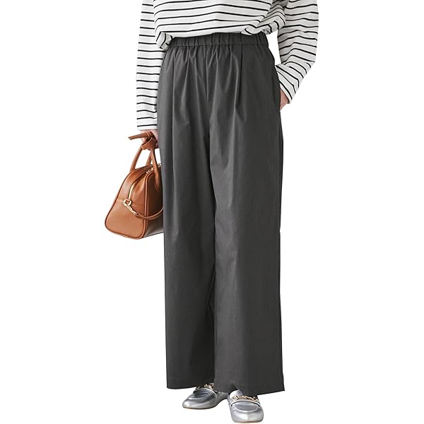 Amazon | [ディープブルー] ワイドルーズデニムパンツ 72764 SS 3