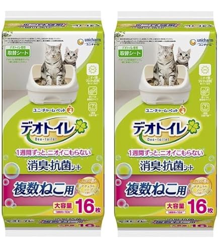 Amazon.co.jp: （まとめ買い）ユニ・チャーム デオトイレ 複数ねこ用