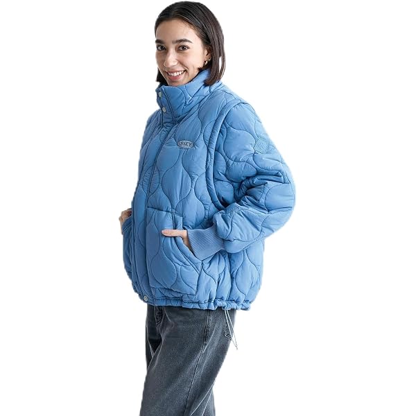 Amazon | 【ロキシー】 STAY WARM JACKET 2way ジャケット Womens 