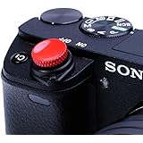 VKO ソフトシャッターボタン 粘着ボタン 非ねじ式リリースボタン Sonyなど用 ZV-1 ZV1 RX100M7 RX100M6 RX100M5 RX100M4 RX100M3 A6000 A6100 A6300 A6400 A7R A7S A7