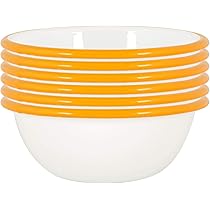 Argon Tableware Enamel Dinner Plates - 25.5cm - Pack Of 6