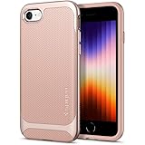 Spigen iPhone SE3 ケース 第3世代 2022 iPhone SE2 ケース 第2世代 iPhone7用ケース iPhone8用 ケース バンパーケース 米軍MIL規格取得 二重構造 バンパー 耐衝撃 衝撃吸収 ワイヤレス充電 ネオ・