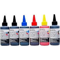 Amazon.co.jp: Edenz キャノン 詰め替えインク 互換 100ml 6色セット