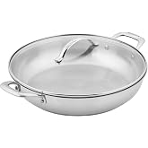 Scanpan STS Stainless Steel Chef Pan, 32cm / 4.5 Litre, All Cooktops Including Induction, Oven Safe, Dishwasher Safe