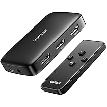 Amazon | UGREEN HDMI切替器 HDMIセレクター 3入力1出力 リモコン付き