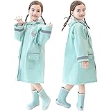 OVERSPEC レインコート キッズ ランドセル対応 子供 レインウェア レイングッズ 収納バッグ付き 雨具 女の子 男の子 反射 防水 通園 通学