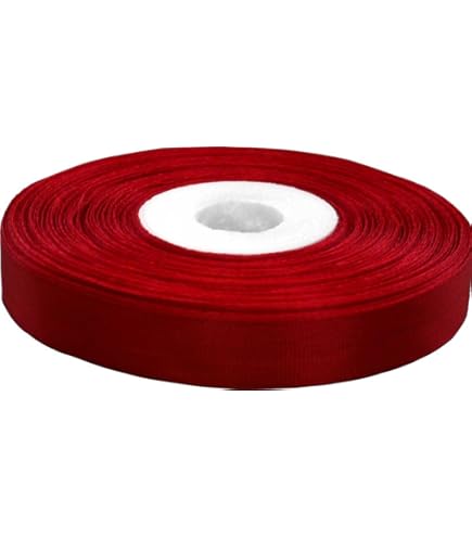 Amazon.co.jp: HEIKO シングルサテン リボン 12mm 赤 1.2cm×20m 3507