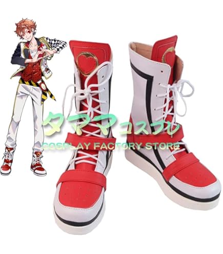 ツイステ ハーツラビュル デュース 寮服 コスプレ 衣装 ブーツ・ウィッグ付き ハーツラビュル寮 デュース・スペード Deuce Spade トレイ