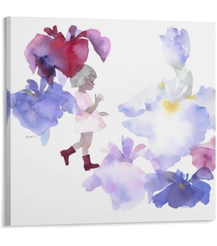 いわさきちひろポスター額「花と少女」 Amazon.co.jp: いわさきちひろインチ額 (花と少女) : ホーム