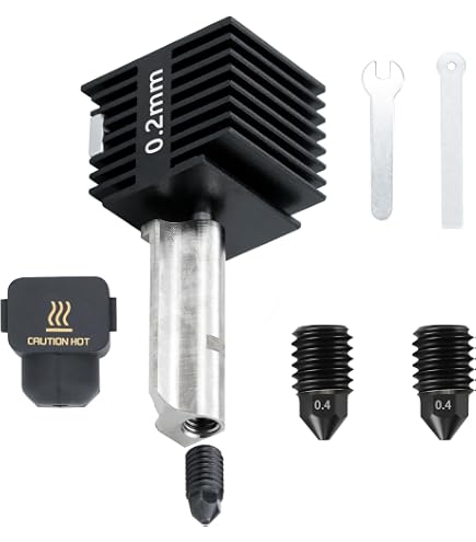 Amazon.co.jp: Bambu lab A1/A1 mini の耐高温 0.4mm 硬化鋼ノズル