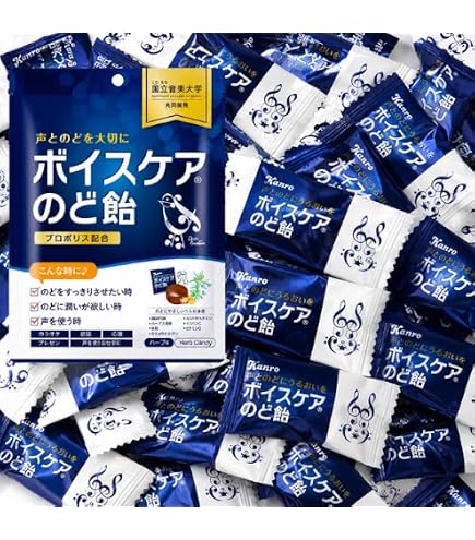 Amazon.co.jp: カンロ ボイスケアのど飴 70g×12袋 ボイスケア のど飴