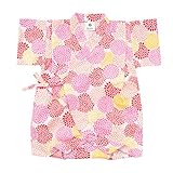 (ファンファン) FUN fun 甚平 ベビー 女の子 子供 和花 ピンク 70