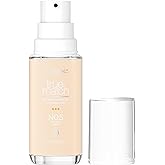 L'Oréal Paris True Match Super-Blendable Foundation, Medium Coverage Liquid Foundation Makeup with SPF 17, N0.5, Light, 1 Fl 