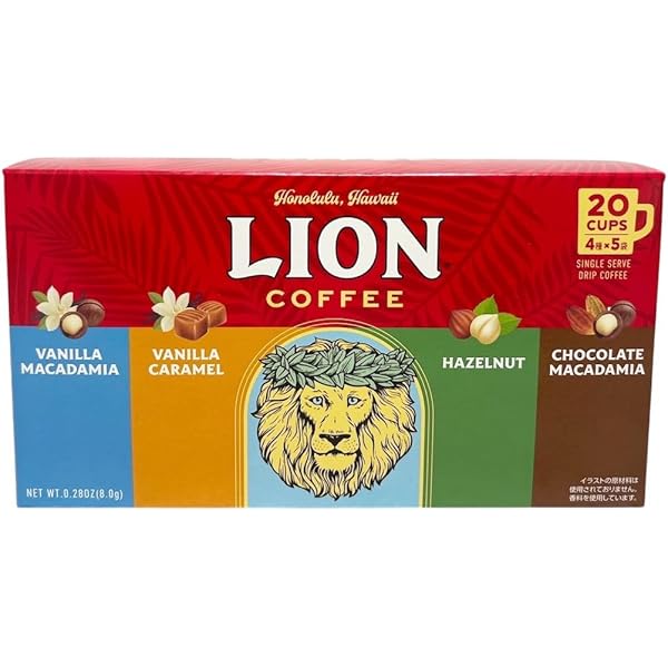 Amazon.co.jp: ライオンコーヒー ドリップパック30パック バニラ