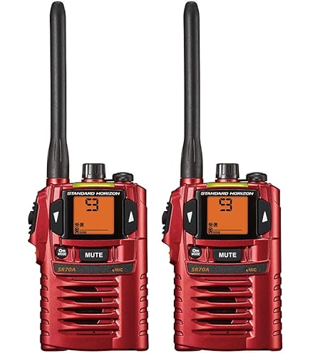 Amazon | 八重洲無線 特定小電力トランシーバー SR70A-BK ブラック 2台