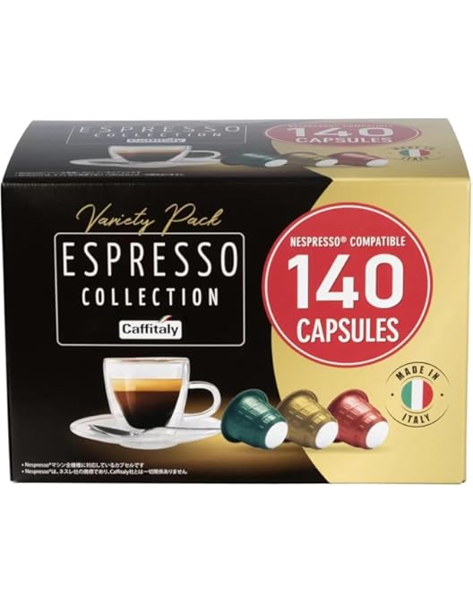 Amazon.co.jp: カフィタリー ネスプレッソ互換カプセル アソート 140個