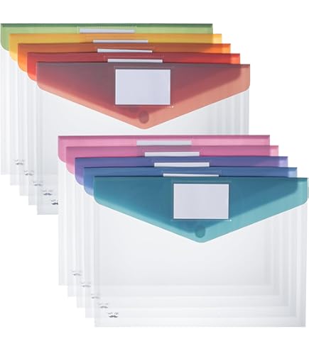 Craftelier - Enveloppes Transparentes Pour Reliure, Album Ou
