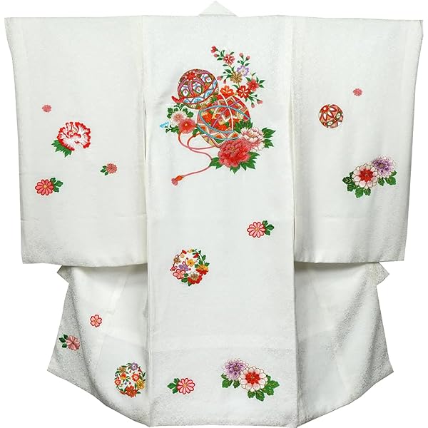 あこがれゆめ　お宮参り 女の子 着物 女児祝着 正絹 のしめ 初着 産着　白地 Amazon.co.jp: [あこがれゆめ] お宮参り 女の子 着物 女児祝着
