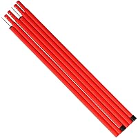 DOD(ディーオーディー) テント タープポール 2本セット ペグ&ロープ&収納袋付