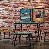 壁紙Faux Rust Tuscanレンガ壁、Looks Real Up 20.8 in * 32.8 Ft = 57平方フィート 20.5" x 396"=57 Sq. Ft/Roll BW-151