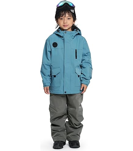 【美品】スノーカービング 上下セット スキーウェア スノーボード 男の子 青 Amazon | スノーカービング（SNOW CARVING） ボーイズ 上下セット