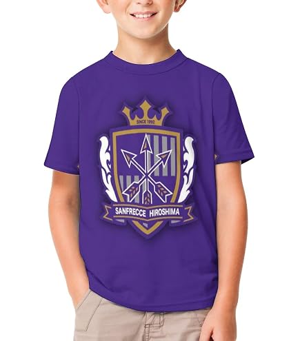 Amazon.co.jp: サンフレッチェ広島 Tシャツ キッズ 半袖 上着 日常着用