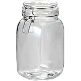 パール金属 梅酒瓶 果実酒びん 1.5L 1,500ml ガラス製 角型 保存 ビン イタリアーナ L-1012