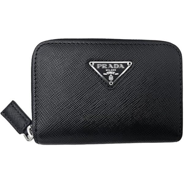 Amazon | [プラダ] 財布(コインケース) 2MM003 ネロ サフィアーノ