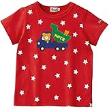 [ミキハウス ホットビスケッツ] 総柄プリント 半袖Ｔシャツ 72-5214-979