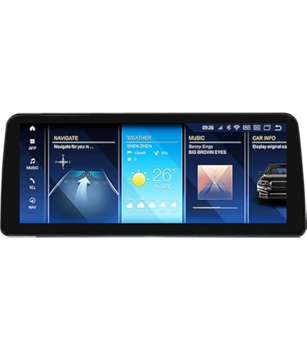 Amazon.co.jp: BMW 5 BMW 5 Series F10 F11 CIC NBT 用モニター互換品