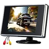 OBEST オンダッシュモニター 液晶モニター 2系統の映像入力 12V車用 バック切替可能 (3.5インチ①)