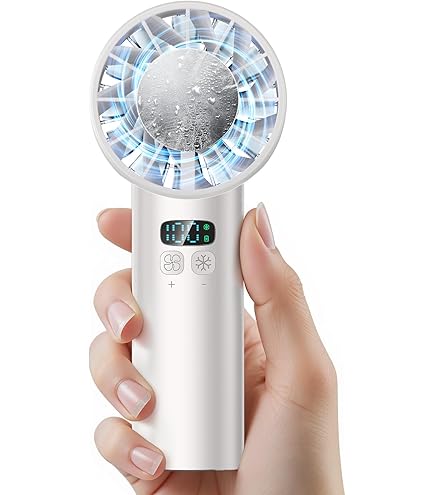 Amazon | AHF-210-PK(ピンク) ミストハンディファン 扇風機