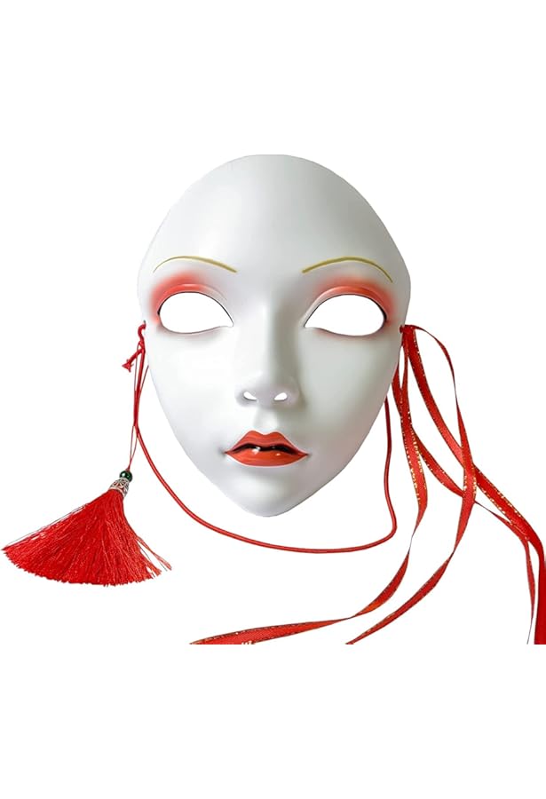 Amazon.co.jp: おもしろマスク 美少女 お面 仮面 リアル かぶりもの