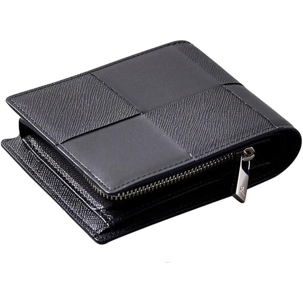 Amazon.co.jp: [タケオキクチ] ゴートスキン 2つ折り財布 ネイビー