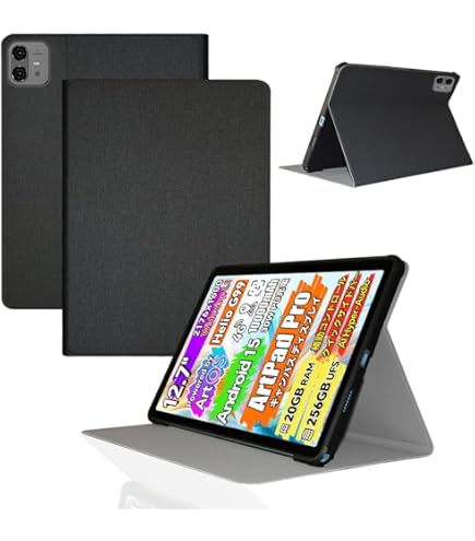 新品未使用 TECLAST ArtPad Pro 12.7インチ ケース セット Amazon.co.jp: TECLAST Artpad Pro タブレット保護ケース、撥水