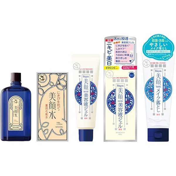 Amazon.co.jp: 【美顔ニキビケア3点セット】 明色美顔水 薬用