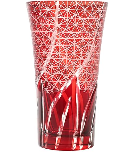 Amazon.co.jp: 藍 切子 一口ビールグラス2個セット : ホーム