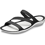 [クロックス] スライドサンダル Swiftwater Sandal ブラック/ホワイト