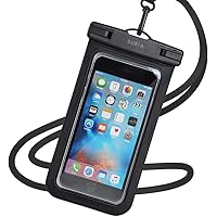 【2019最新版】 防水ケース スマホ用 IPX8認定 指紋認証/Face ID認証対応 防水携帯ケース 完全防水 タッチ可 気密性抜群 iPhoneXR/X/8/8plus/7/7plus/6/6plus/Android 6インチ以下全機種対応 水中撮影 お風呂 海水浴 水泳など適用