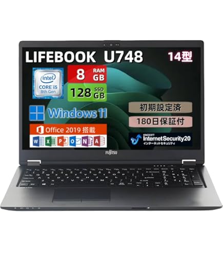 Amazon.co.jp: 【整備済み品】軽量薄型ノートパソコン富士通LIFEBOOK