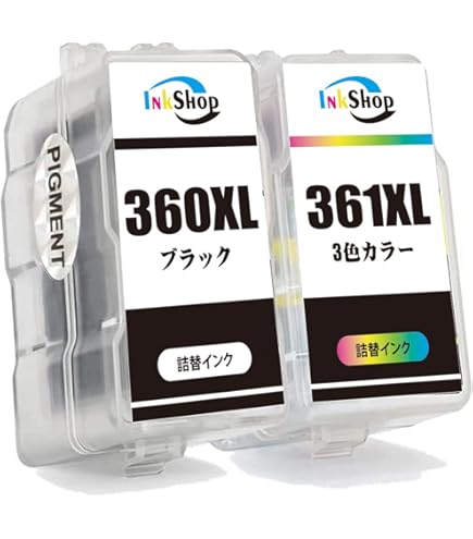 Canon インク 8個セット BC-360BK+361CL Canon インク 8個セット BC-360BK+361CL inkoukoku_tumekae-bc360bc361